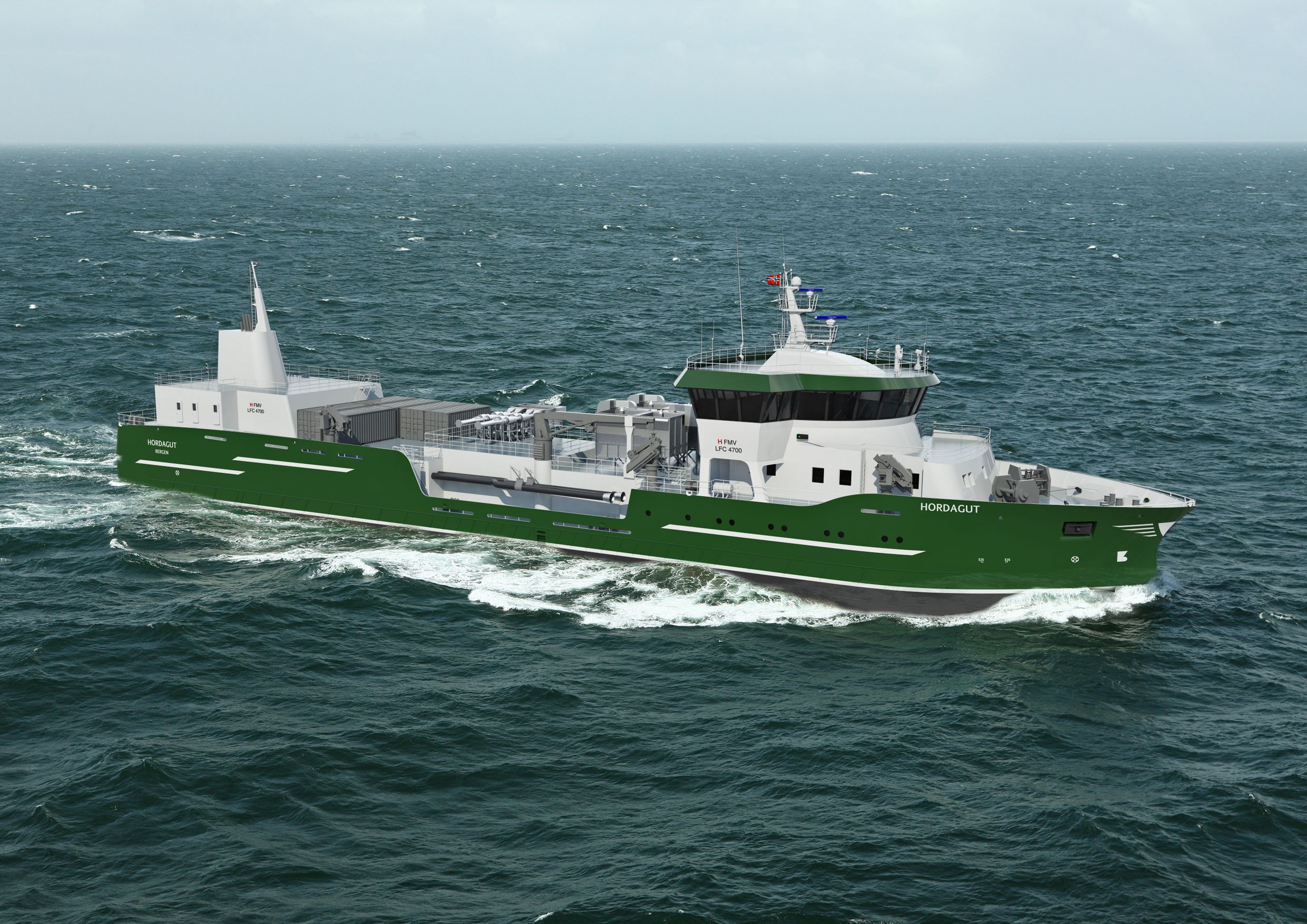 Brønnbåt med nytt HFMV design til nystartet rederi Hordalaks AS